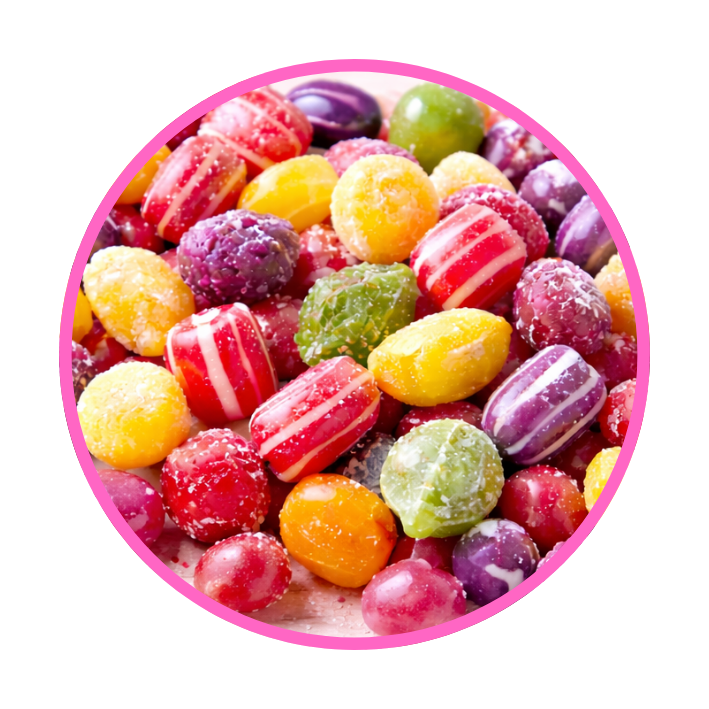 Traditional Hard Boiled Sweets (Unwrapped)